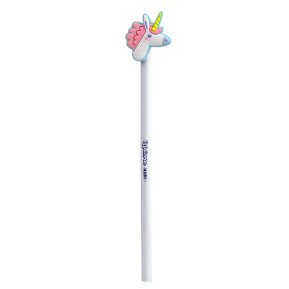 Unicorn Magic Pencil with PVC Topper - unicorn topper close-up