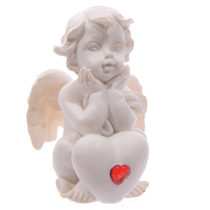 Decorative Cherub Figurine - Romantic Home Accent