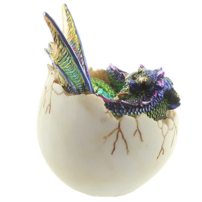 Futuristic Fantasy Nightmare Dragon Figurine close-up