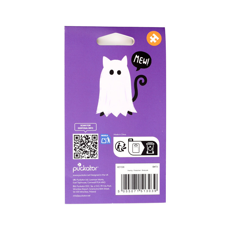 Charming Spooky Ghost Keyring as a gift idea
