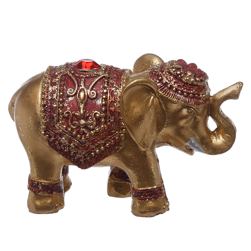 Mini elephant incense stick holder in resin