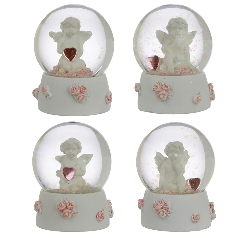 Collectable Peace of Heaven Cherub Snow Globe