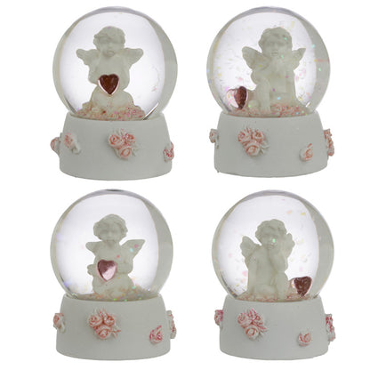 Collectable Peace of Heaven Cherub Snow Globe