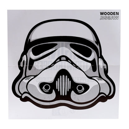 Stormtrooper jigsaw puzzle displayed as home decor