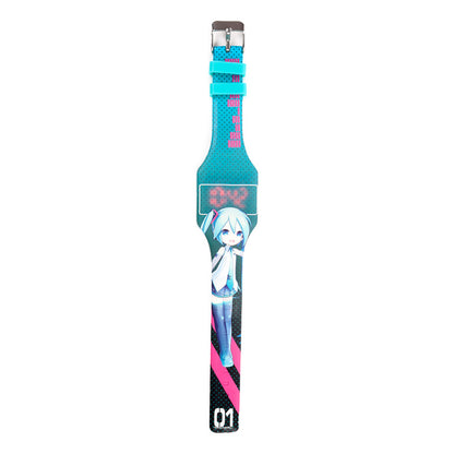 Hatsune Miku Silicone Digital Watch - Detailed View
