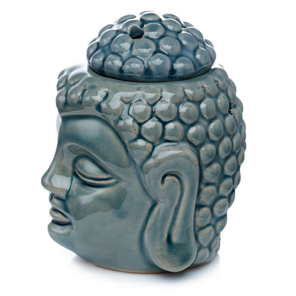Buddha head oil burner with soothing aroma