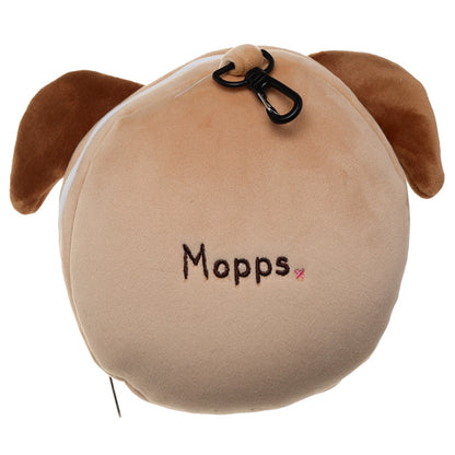 Adorable pug themed travel pillow