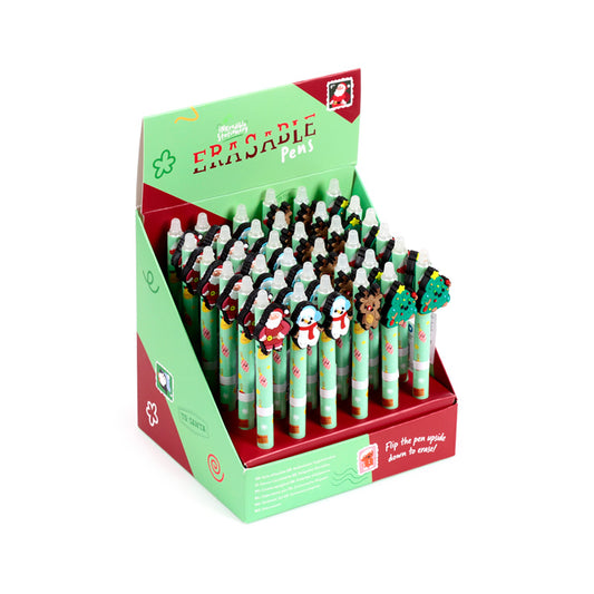 Jingle Bunch Christmas Erasable Pen with PVC Topper
