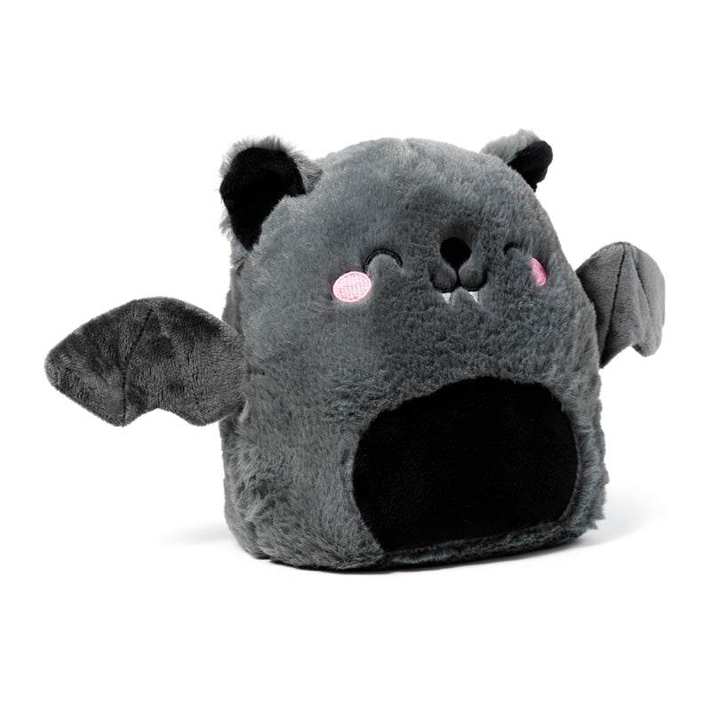 Plush Bat Door Stop in a stylish home setting
