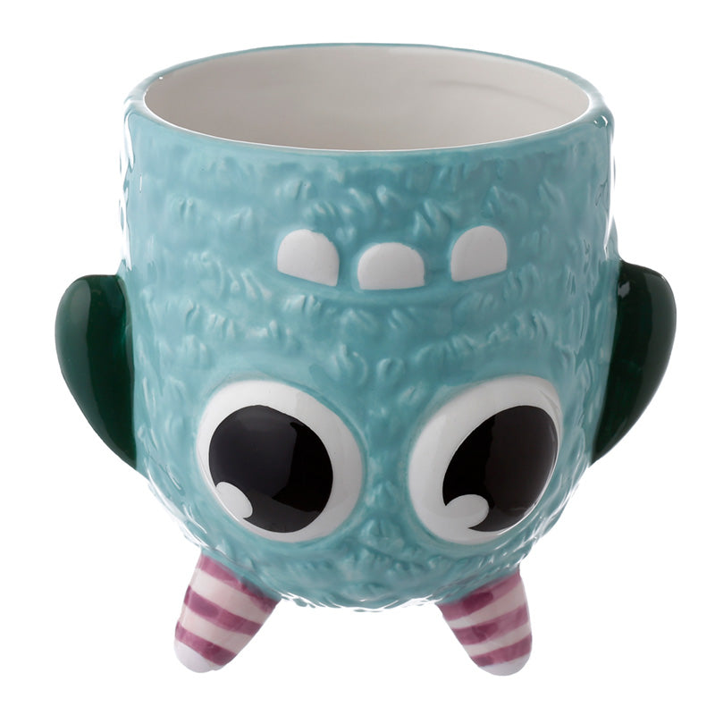 Close-up of Blue Monstarz Monster mug