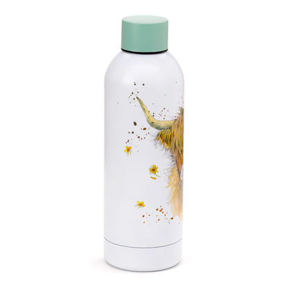 Charming Highland Coo insulated drinks bottle
