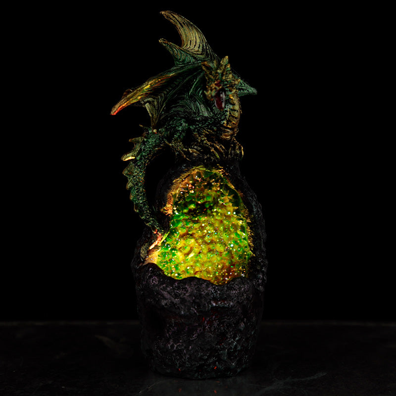 Crystal Cavern LED Dark Legends Dragon Figurine illuminated
