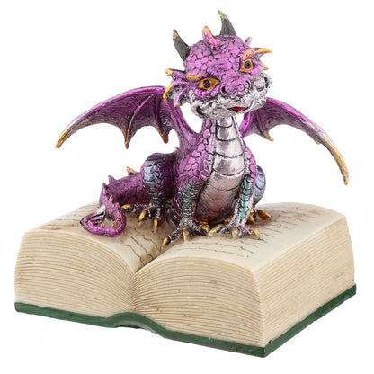 Close-up of Reading Elements Dragon Figurine details