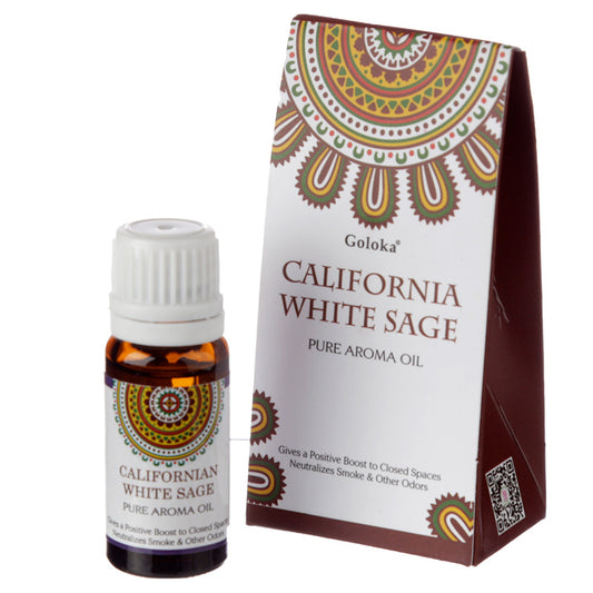 Goloka California White Sage Aroma Oil 10ml bottle
