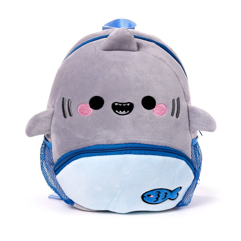 Adoramals Archie the Shark Kids School Rucksack Backpack - side view