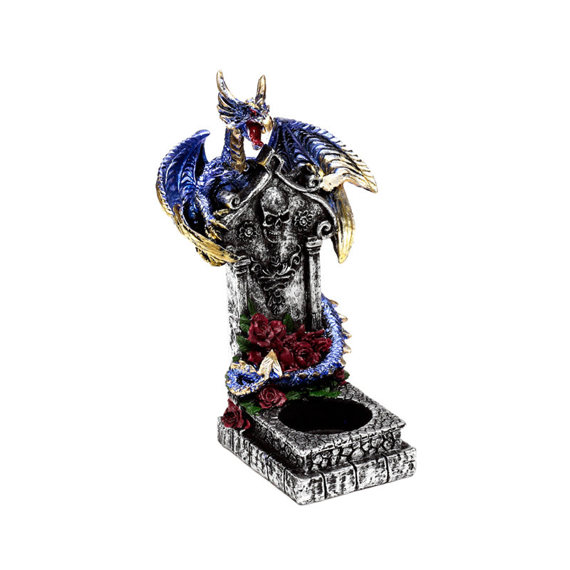 Close-up of Dark Legends Guardian of the Dead Candle Holder