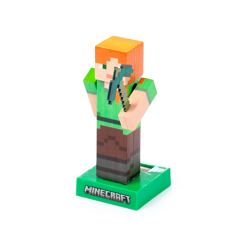 Whimsical Minecraft Alex home decor piece