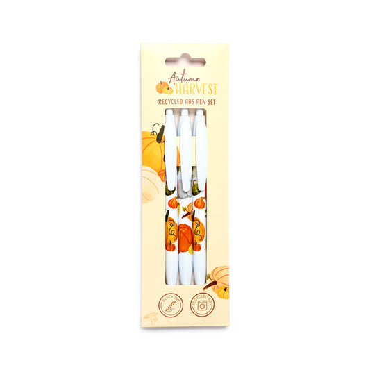 Elegant Eco-Friendly Autumn Harvest Pen Set