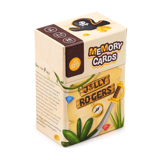 Kids Memory Cat Set featuring Jolly Rogers Pirates theme