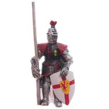 Close-up of Medieval Knight Souvenir Magnet detailing
