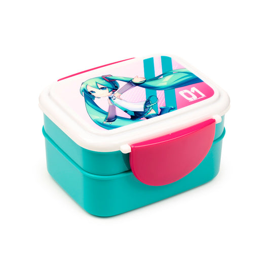 Hatsune Miku Bento Clip Lock Lunch Box with Cutlery