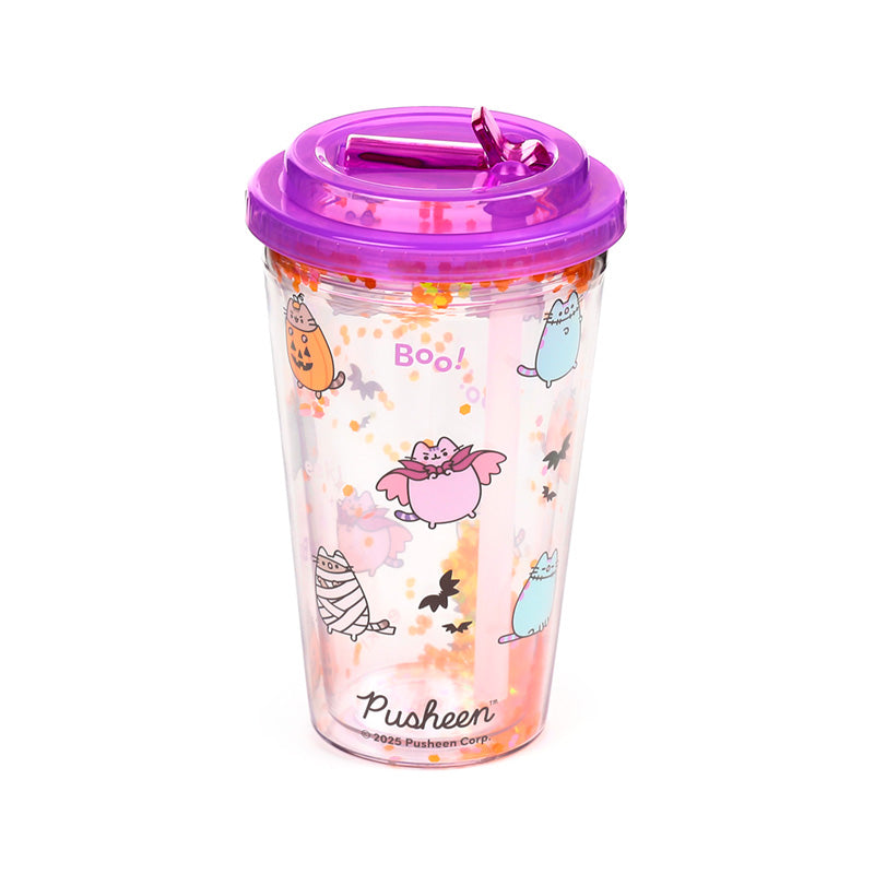 Shatterproof Halloween Cup with Lid and Straw