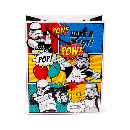 Close-up of the Original Stormtrooper Pop Art gift bag