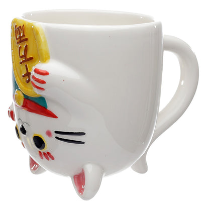 Maneki Neko Mug - Whimsical Home Decor