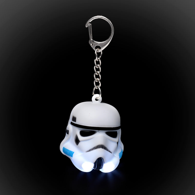 Original Stormtrooper LED Light Keyring close-up