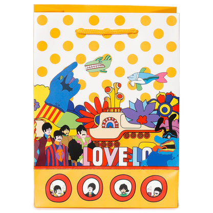 Matching gift tag included with The Beatles gift bag