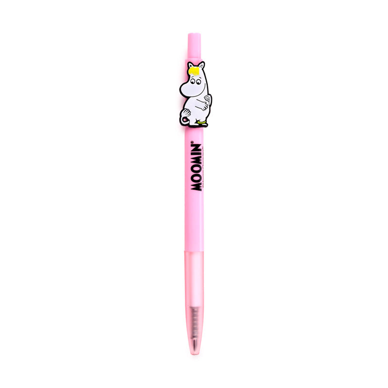 Moomin pencil with decorative background