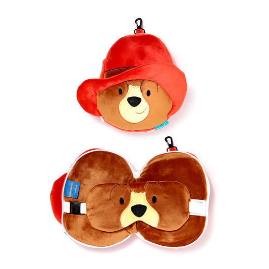 Relaxeazzz Travel Pillow with Paddington Bear design
