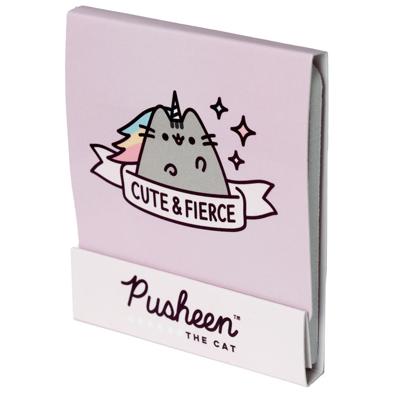 Pusheenicorn Nail File Matchbook with decorative elements