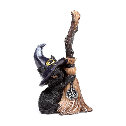 Charming Witches Cat for seasonal decor