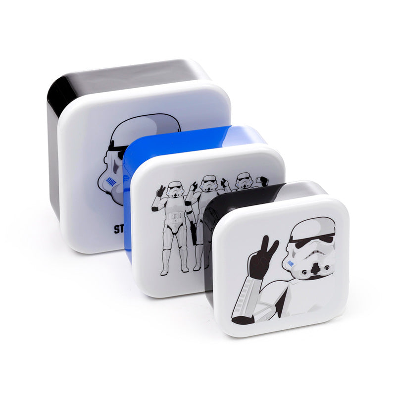 Lunch Box Set of 3 featuring Original Stormtrooper design