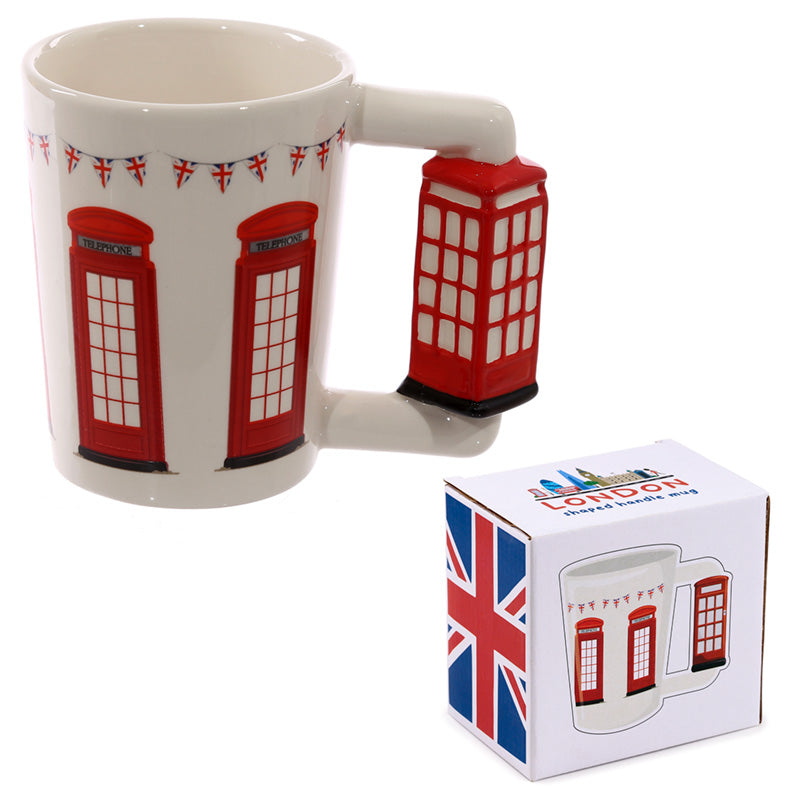 Giftable London Icons Telephone Box Ceramic Mug