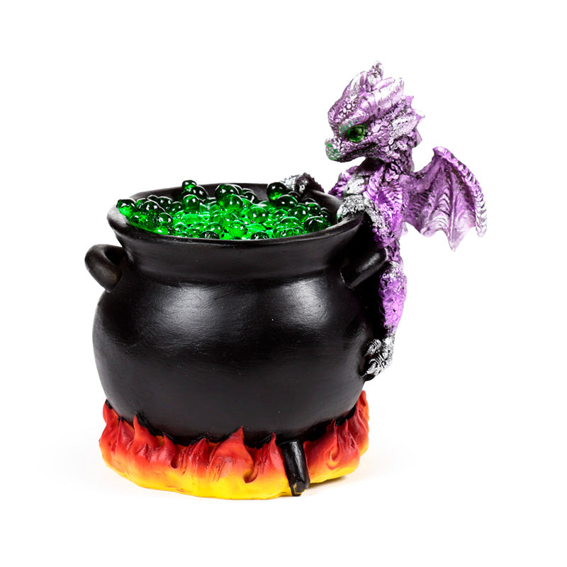 Fantasy decor with the LED Dragon - Bubbling Cauldron