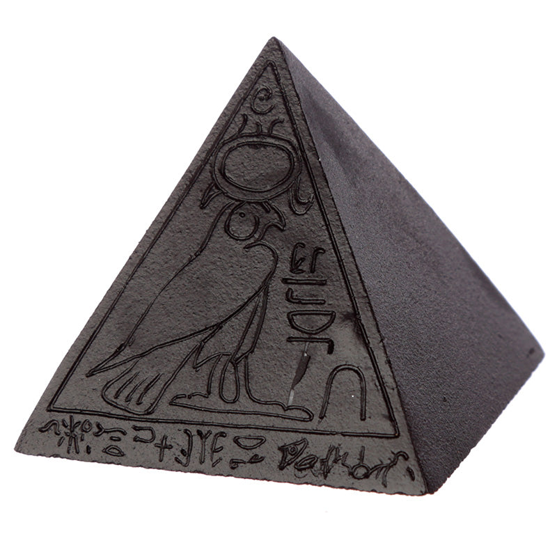 Stylish Black Egyptian Pyramid Ornament Display Piece