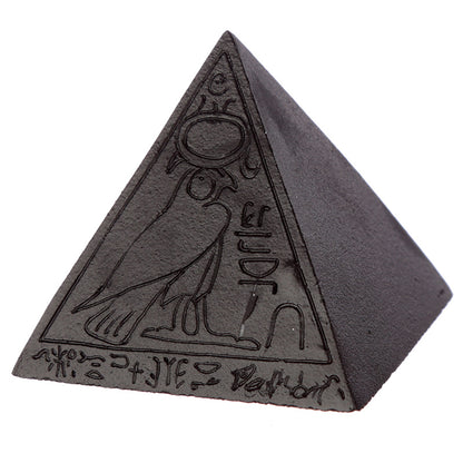 Stylish Black Egyptian Pyramid Ornament Display Piece