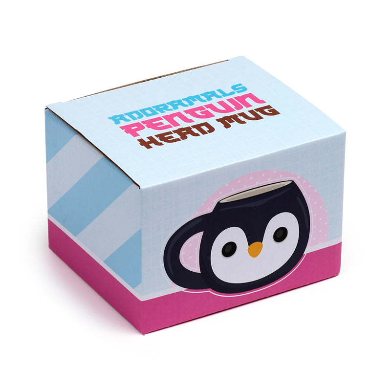 Adoramals Penguin Ceramic Mug - Close-Up
