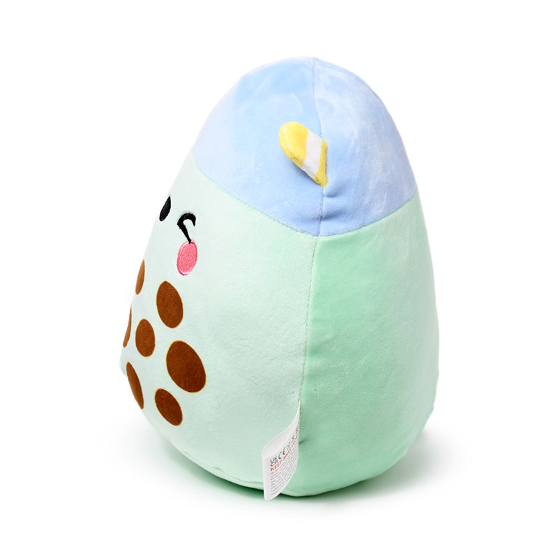 Squidglys Plush Toy - Matcha the Bubble Tea close-up