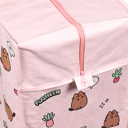 Pusheen the Cat Laundry & Storage Bag in a room
