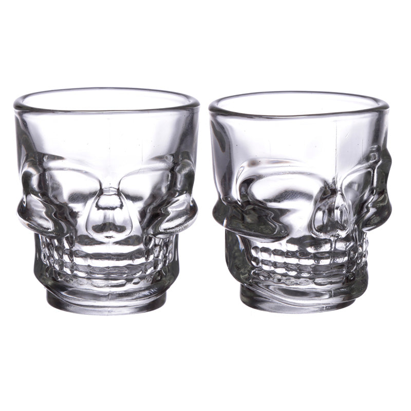 Skull shot glass set of 2