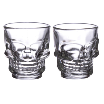 Skull shot glass set of 2