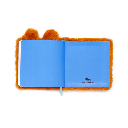 Adoramals Mimi the Marmot Notebook with a pen