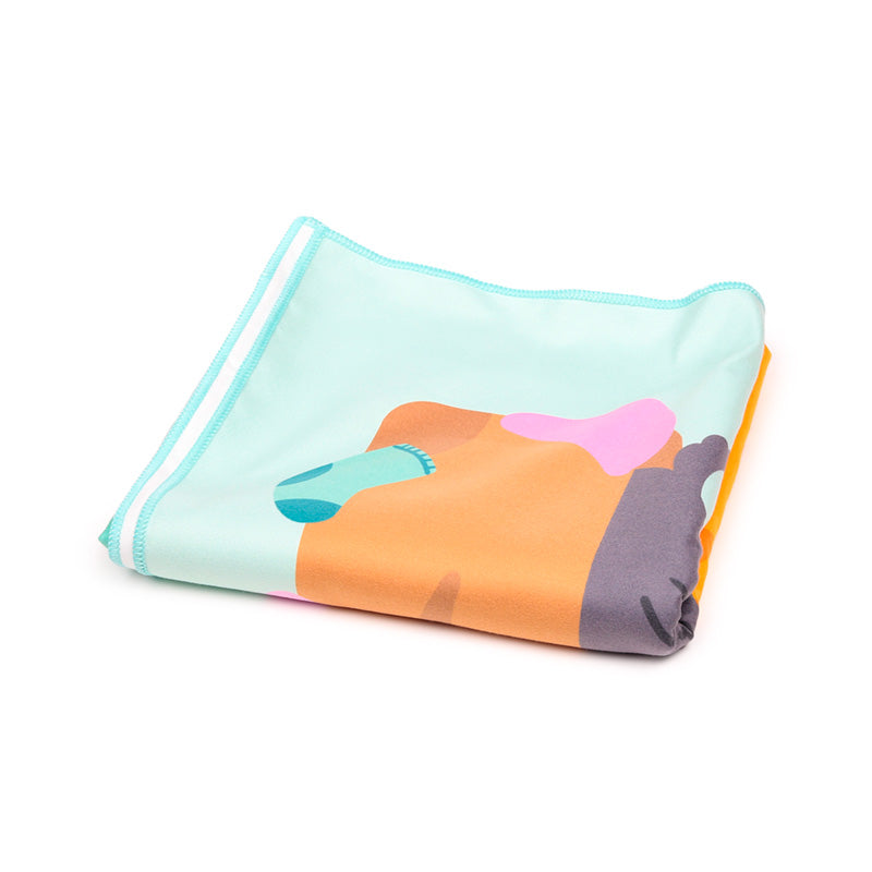 Lightweight Microfibre Beach Towel for easy packing