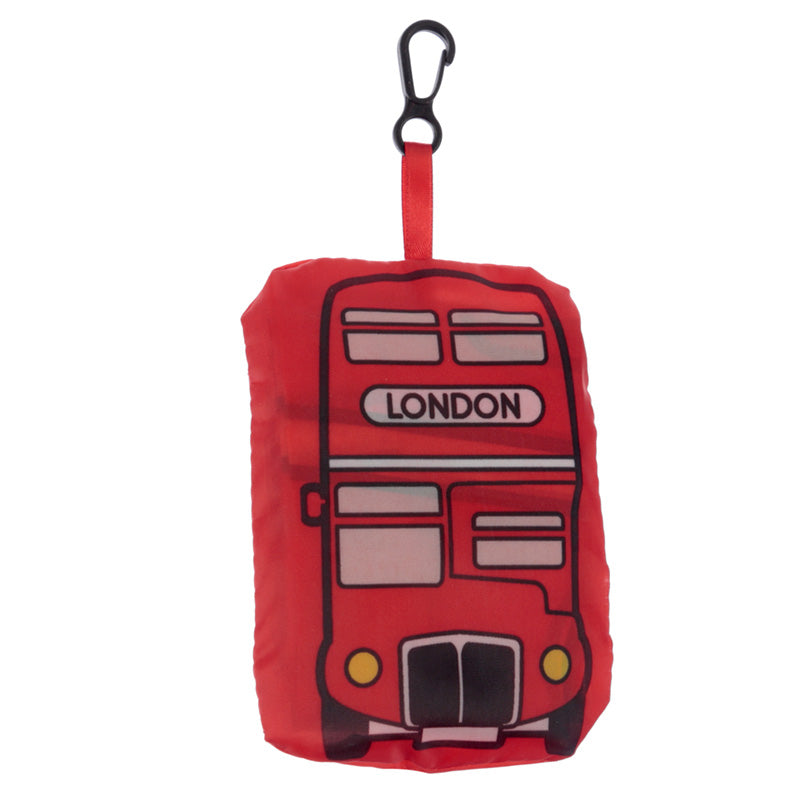 Compact London Icons shopping bag folded