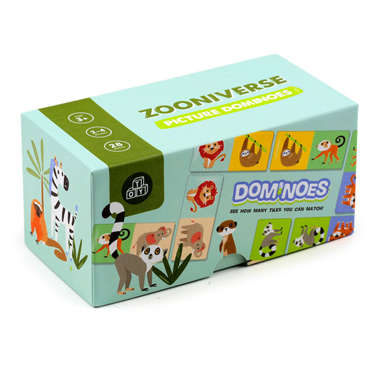 Kids Dominoes Set - Zooniverse - Colourful dominoes
