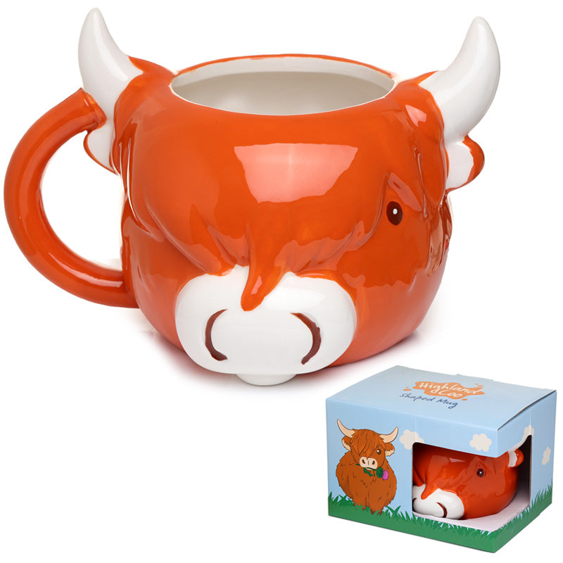 Highland Coo Cow Mug - Decorative Gift