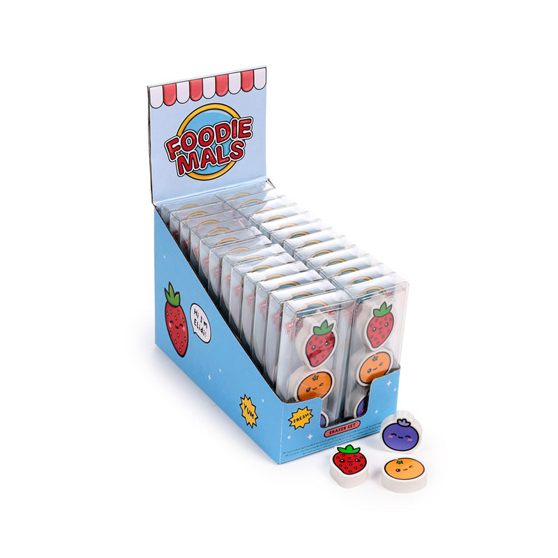 Foodiemals Fruits Eraser Set - Orange